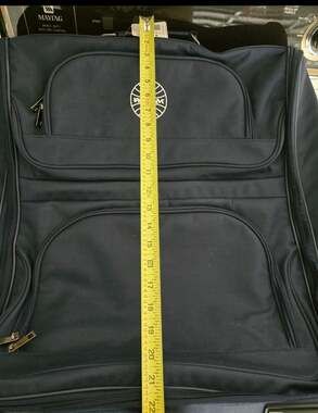 Pan Am Blue Rolling Garment Bag Carry-On Suitcase